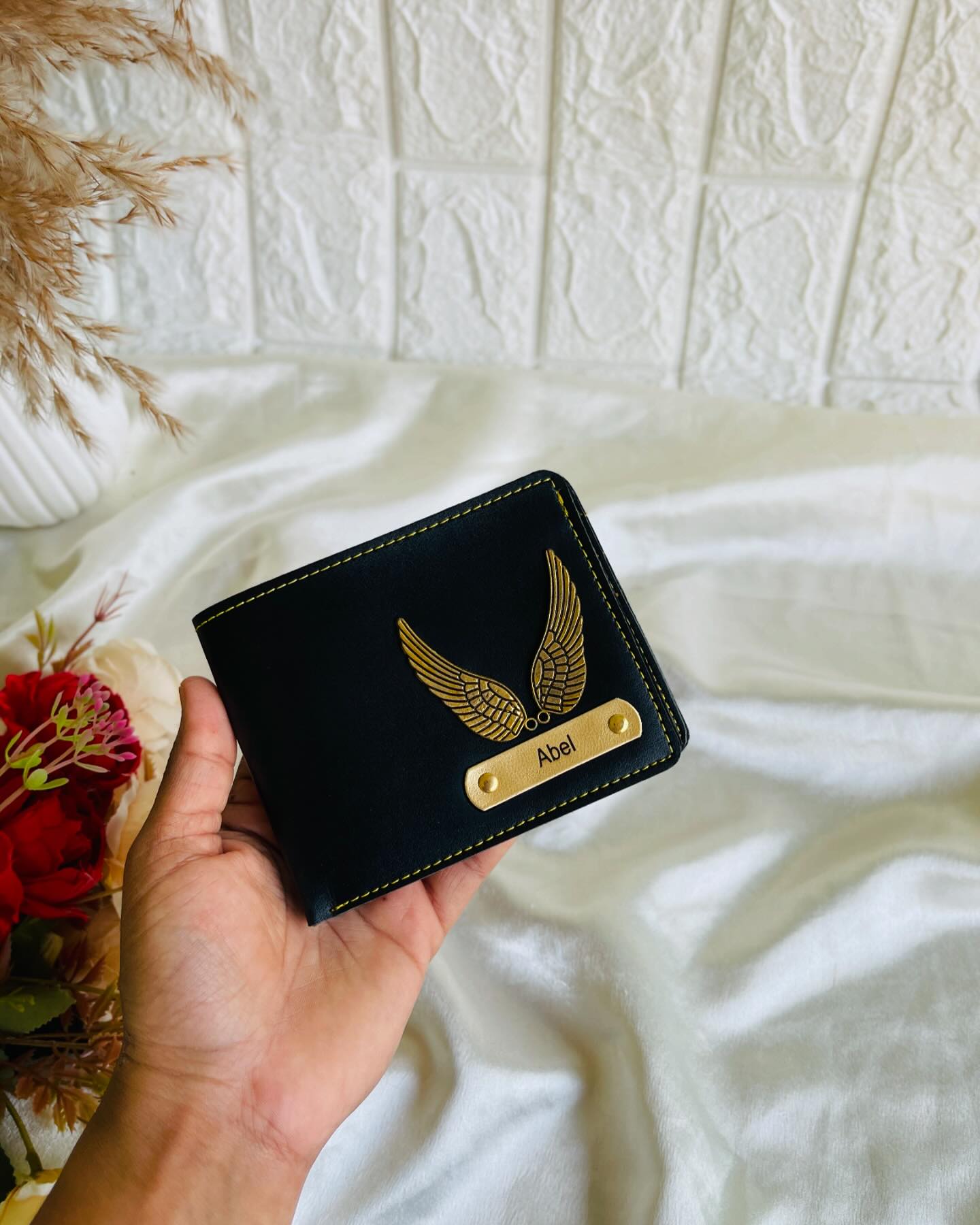 Angel Wings Personalized Name Wallet