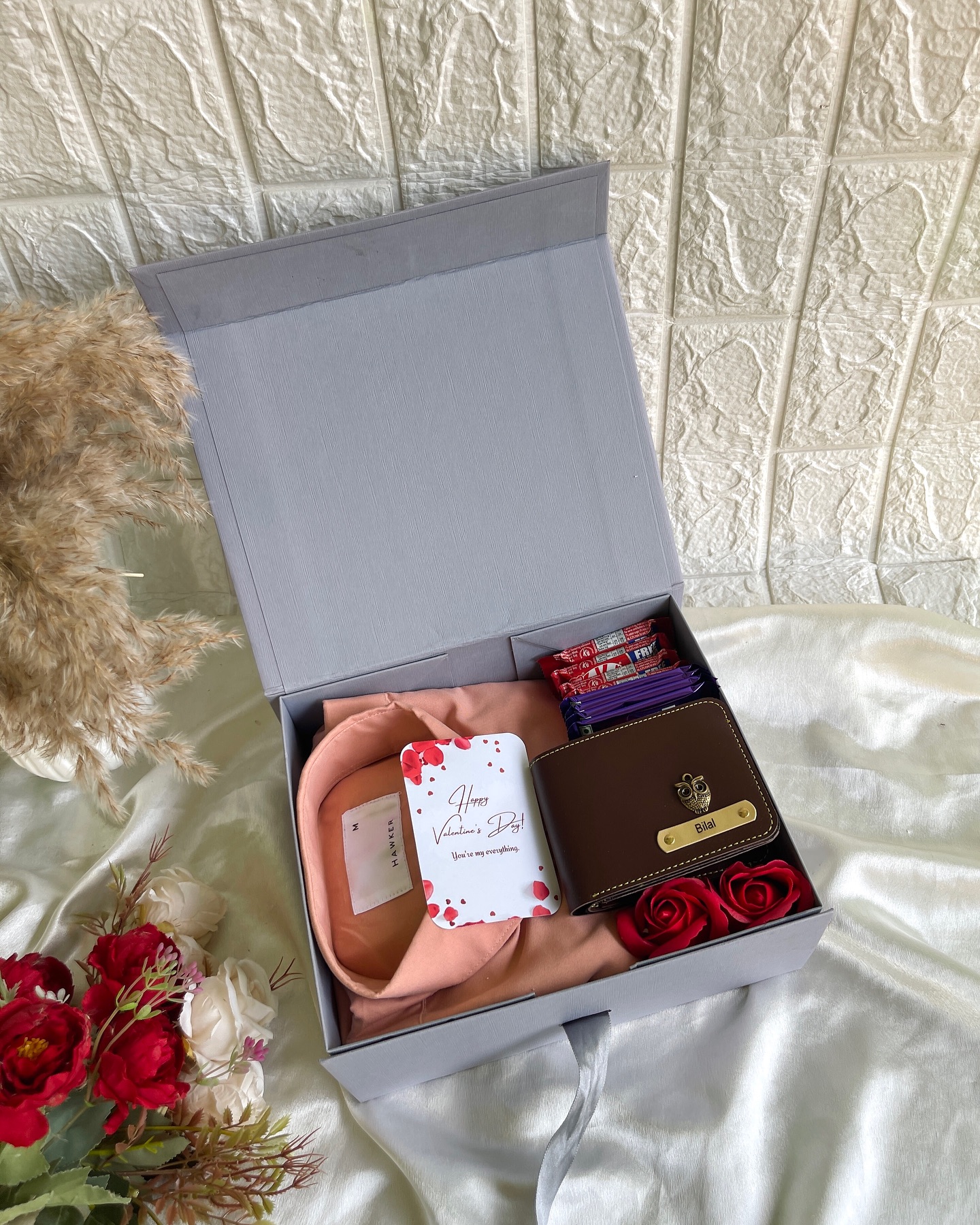 Bilal Personalised Wallet & Chocolate Box