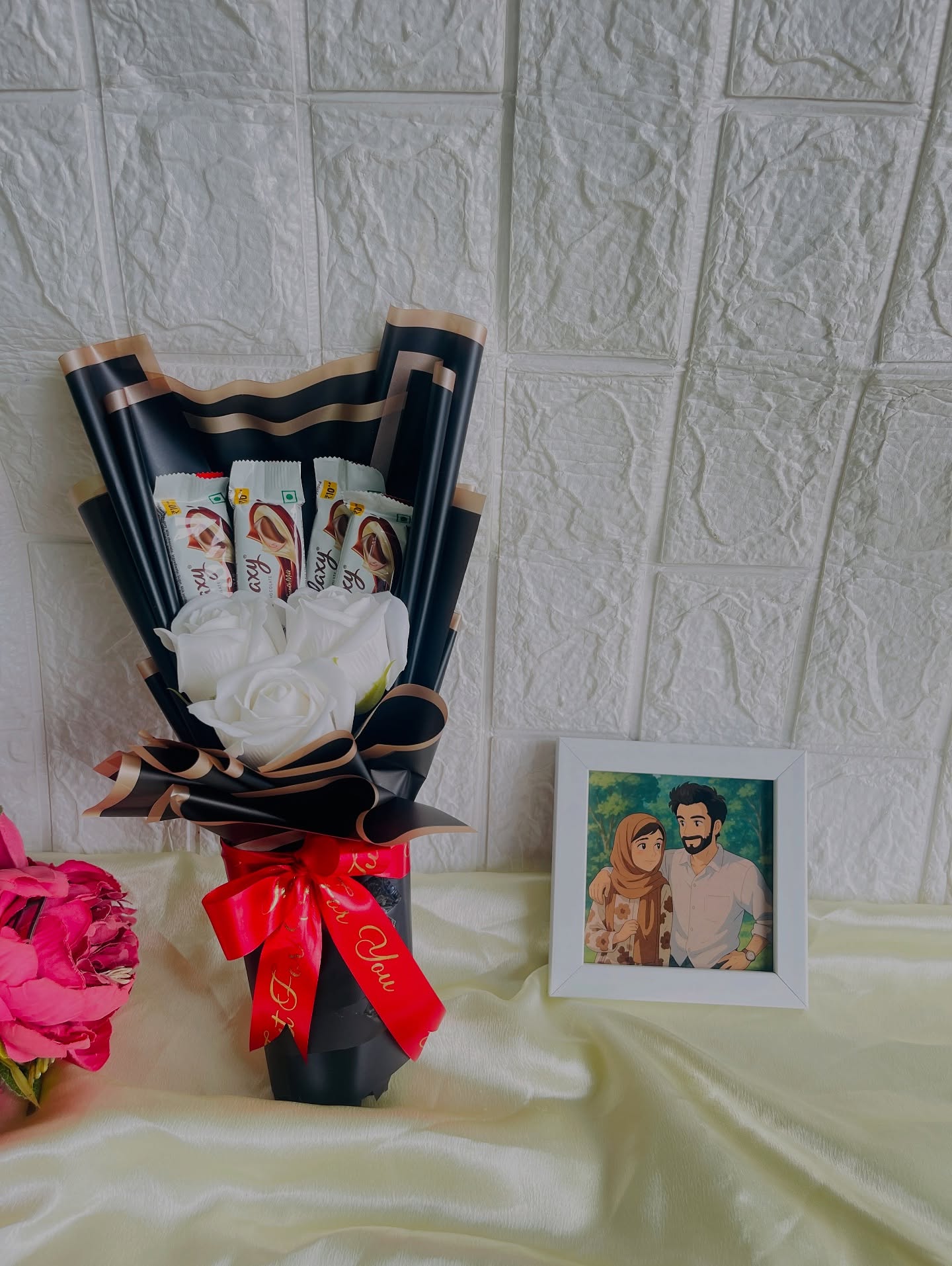 Chocolate Rose Anniversary Bouquet