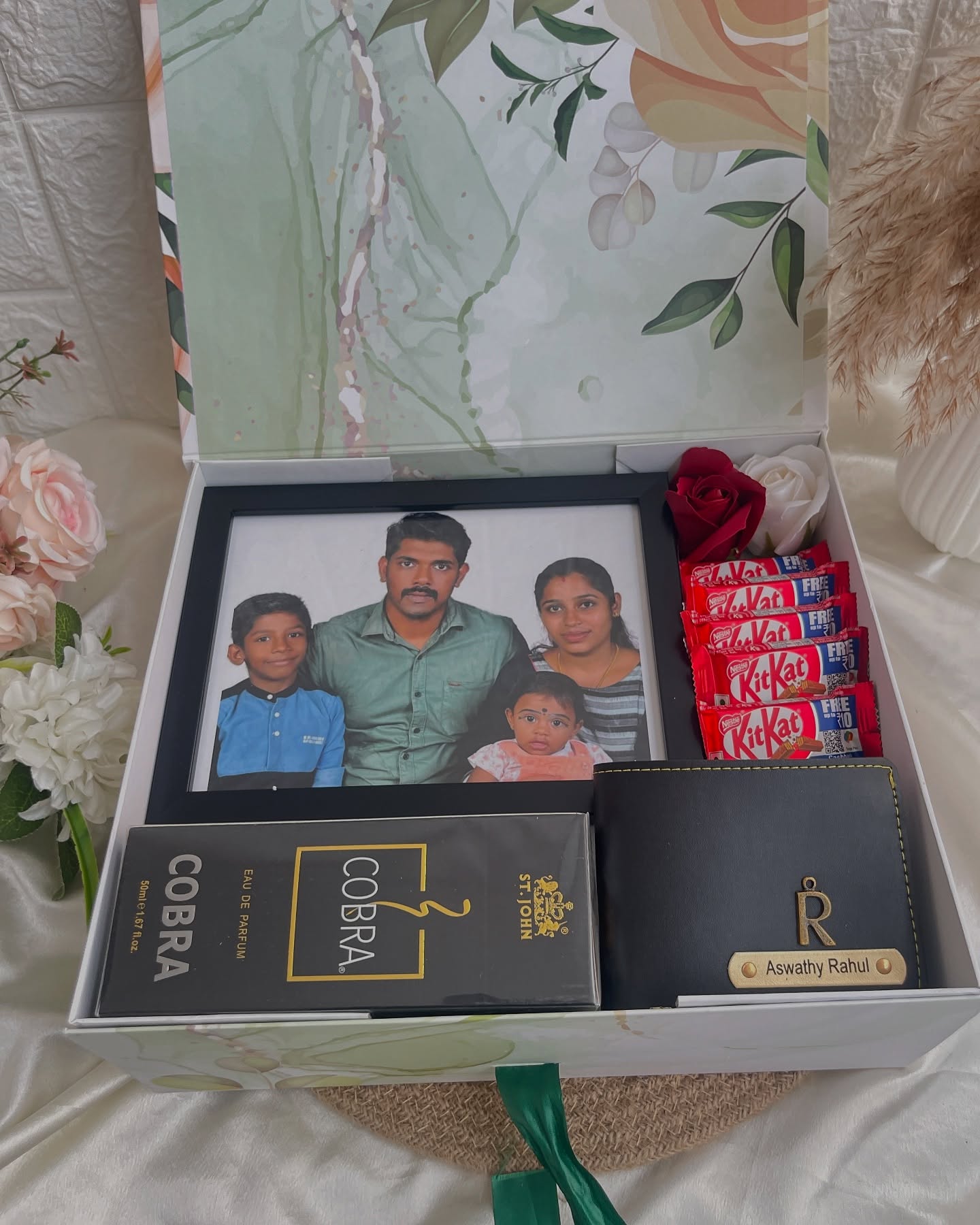 Family Photo Frame & Cobra Perfume Set