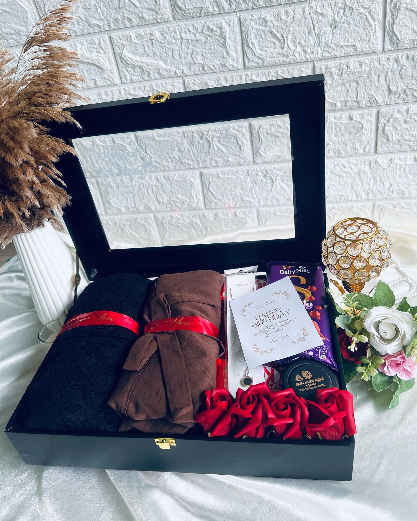 Glass-Lid Birthday Surprise Box