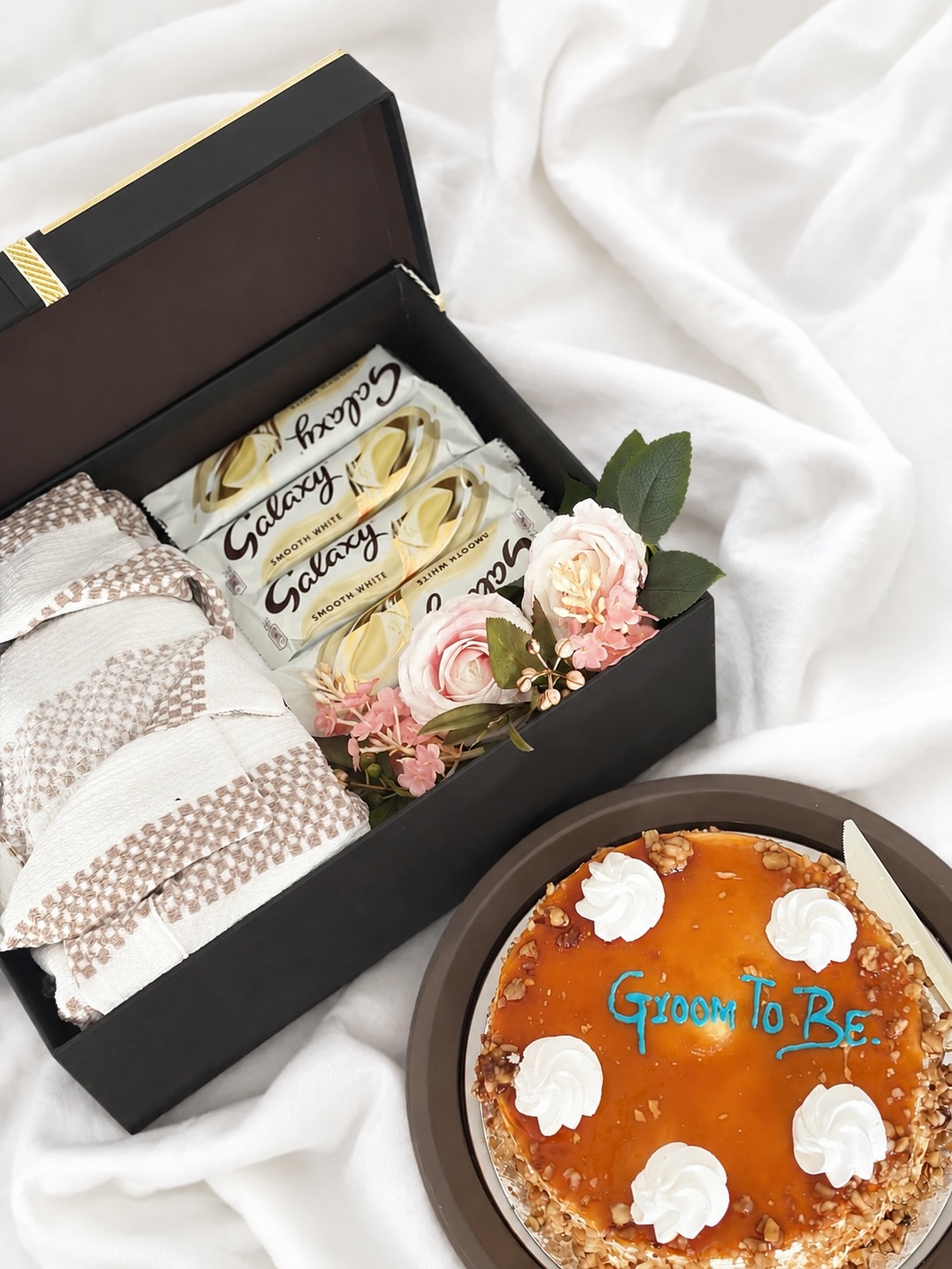 Groom-to-Be Pamper Box & Cake