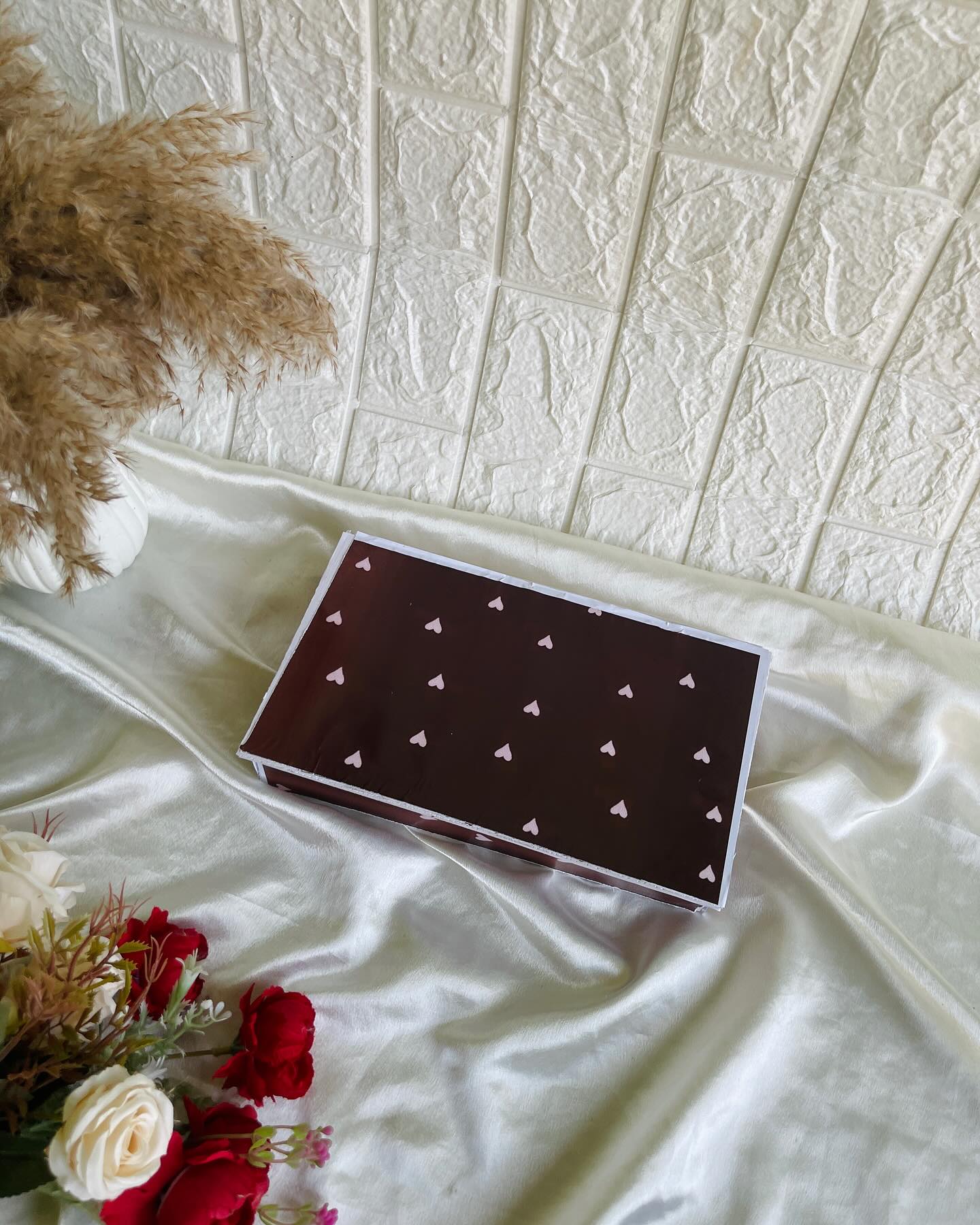 Heart & Rose Chocolate Box