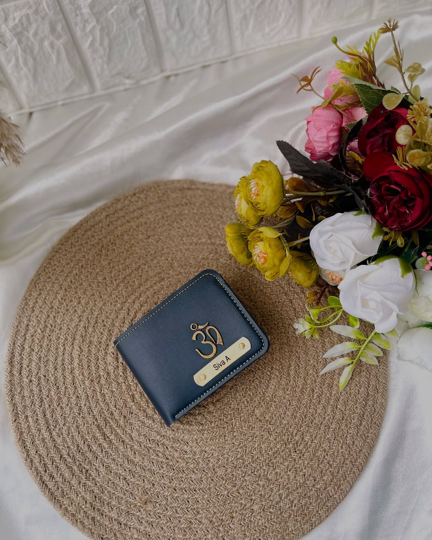 Om Personalized Name Wallet
