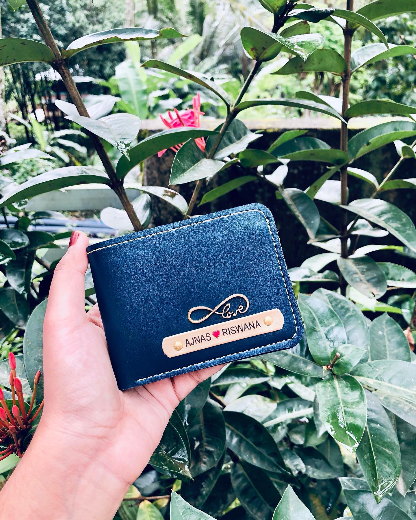 Personalized Couple Name Wallet