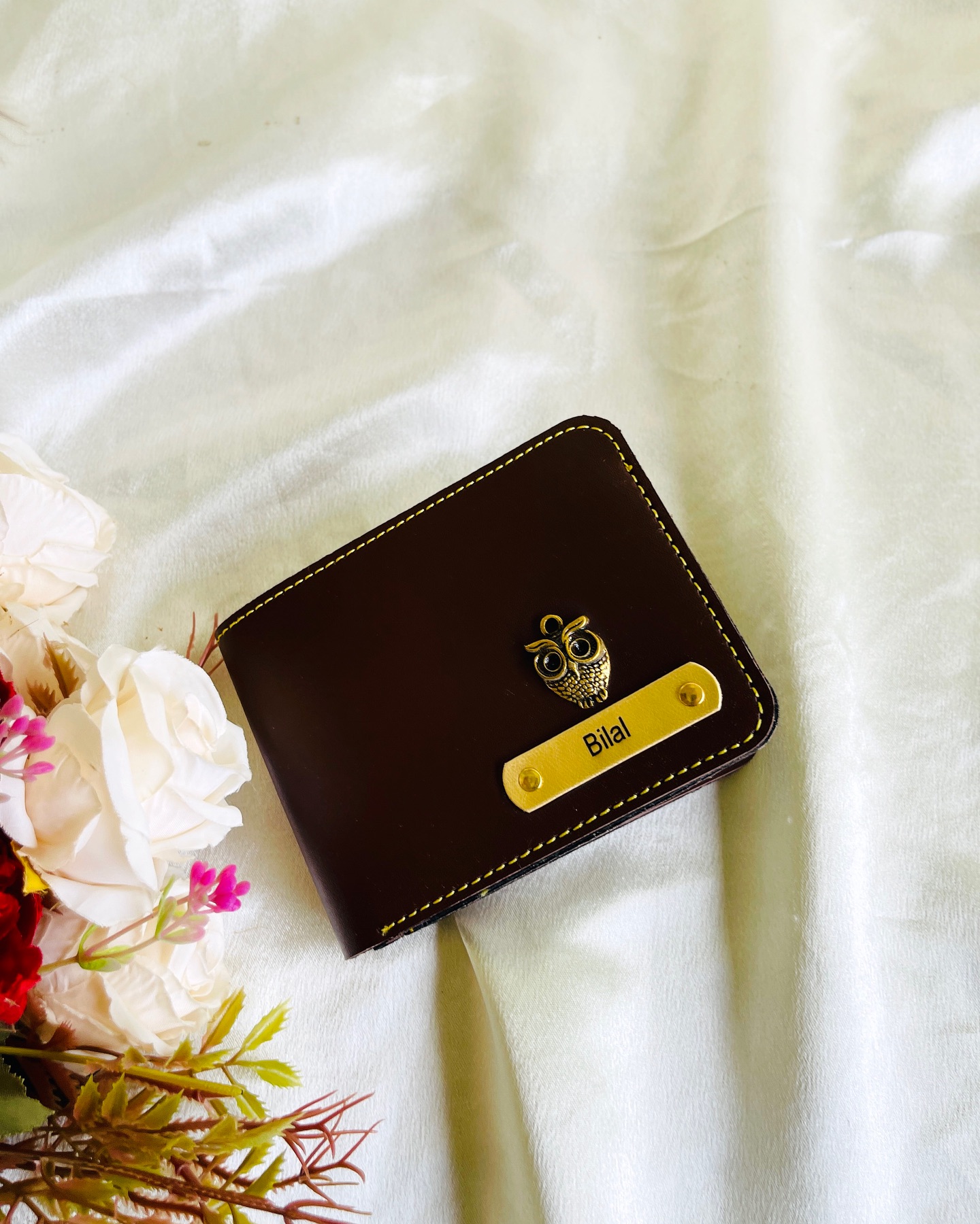 Personalized Owl Charm Wallet
