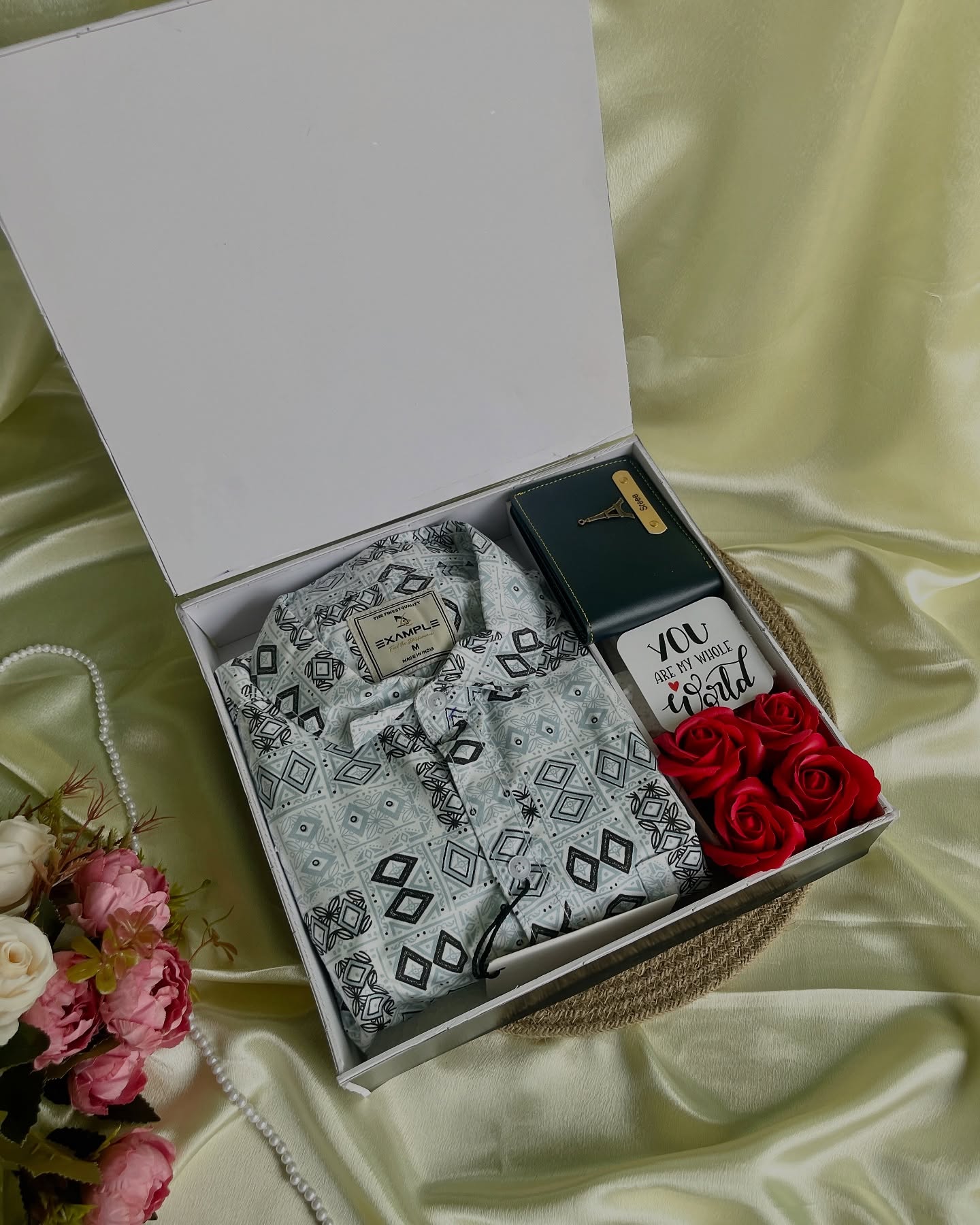 Printed Shirt & Wallet Gift Box