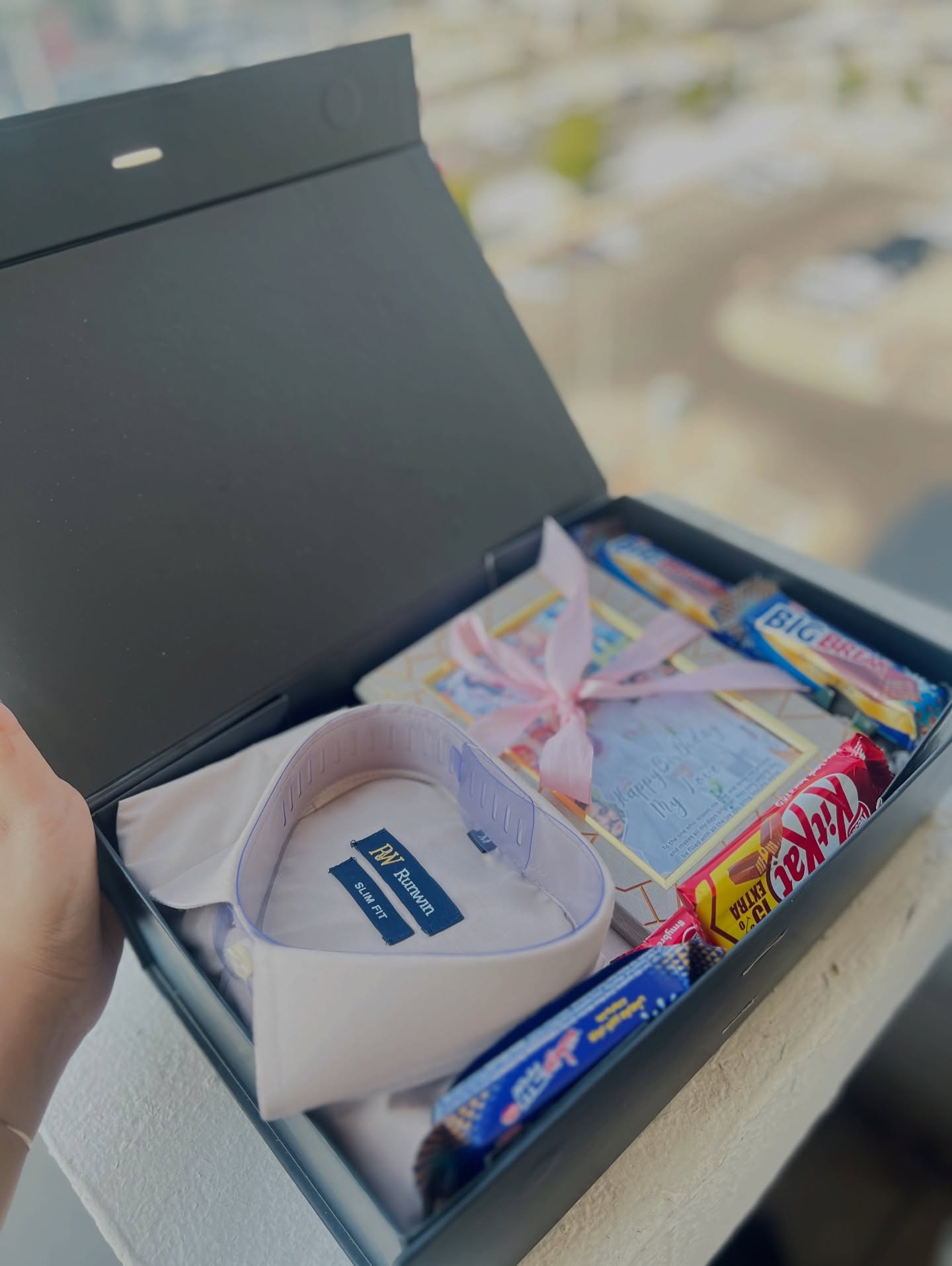 Shirt & Chocolate Surprise Box for Him