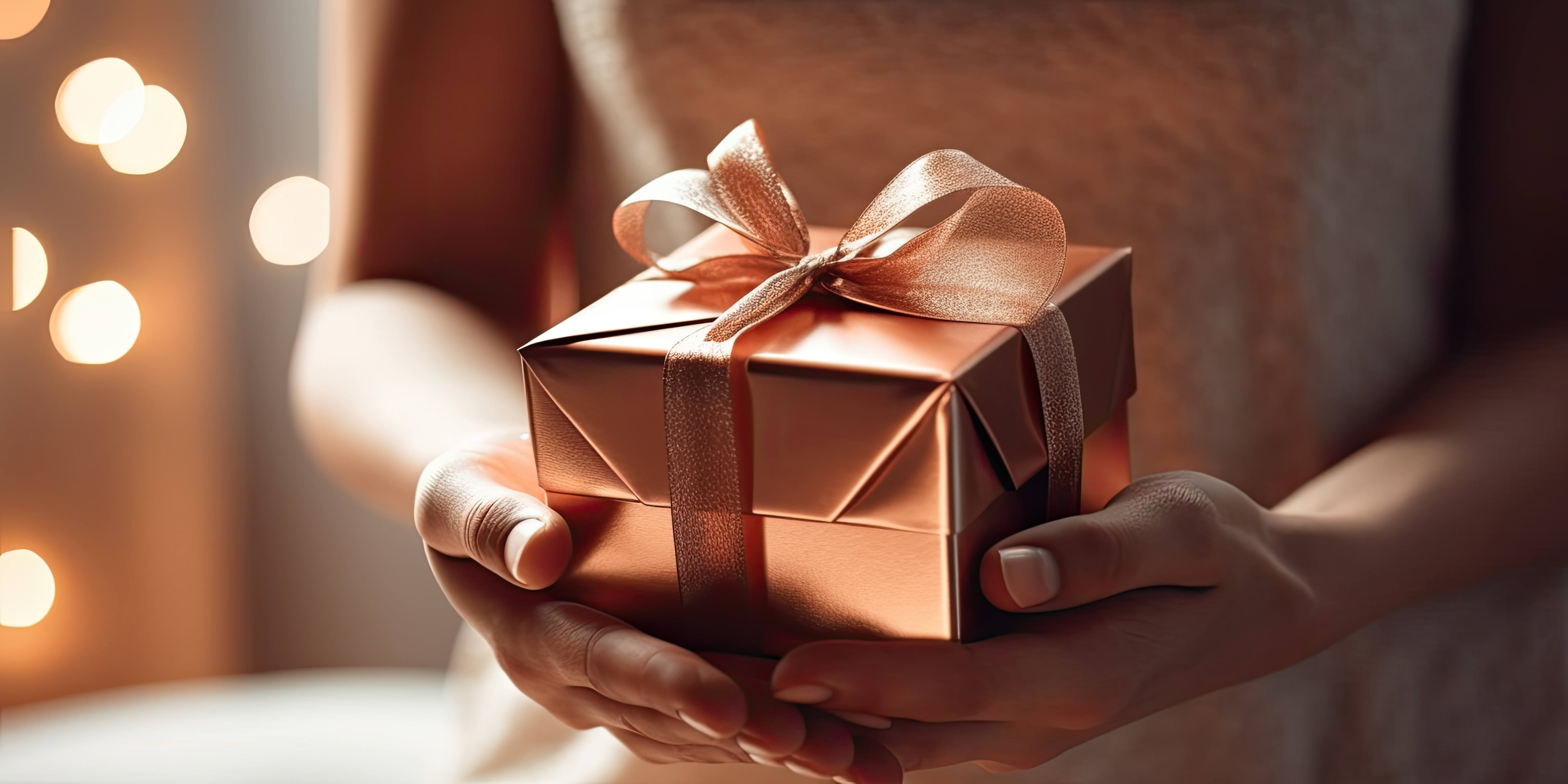 A personalised Craftwaves gift being prepared